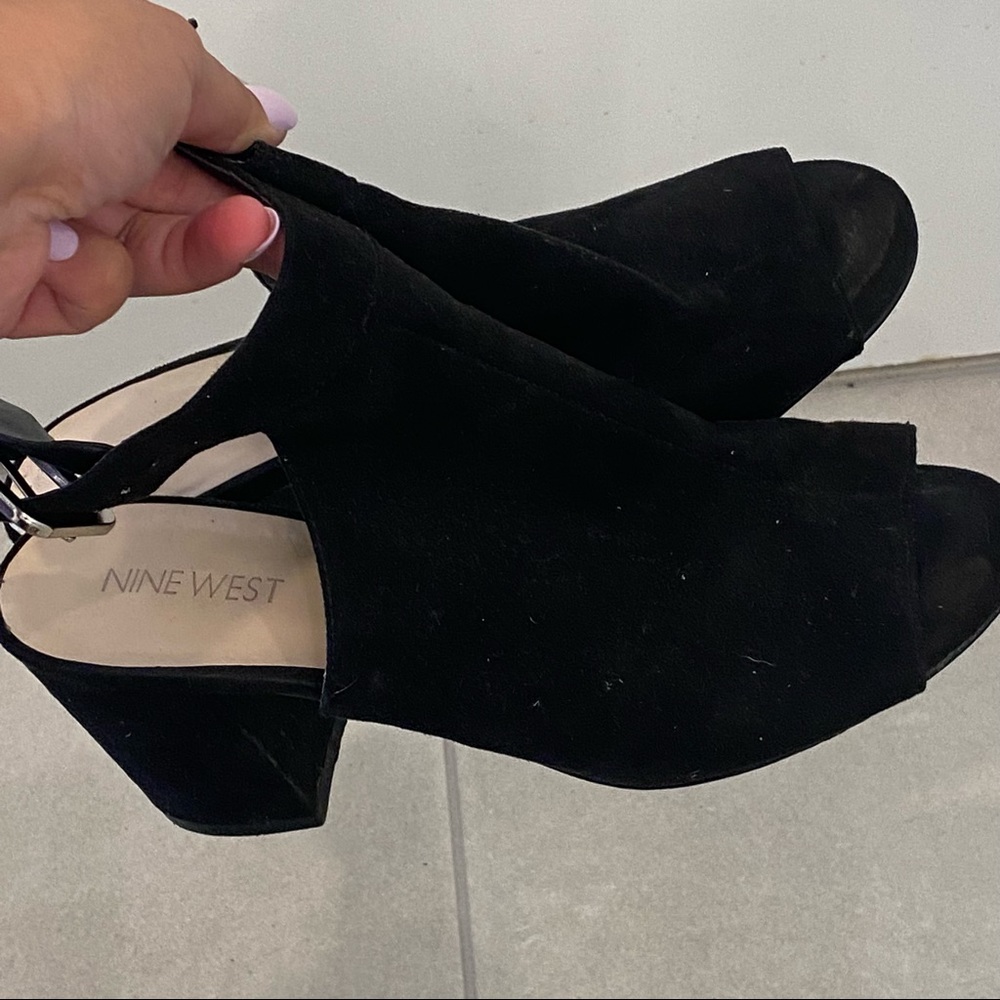 Nine West peep toe heels